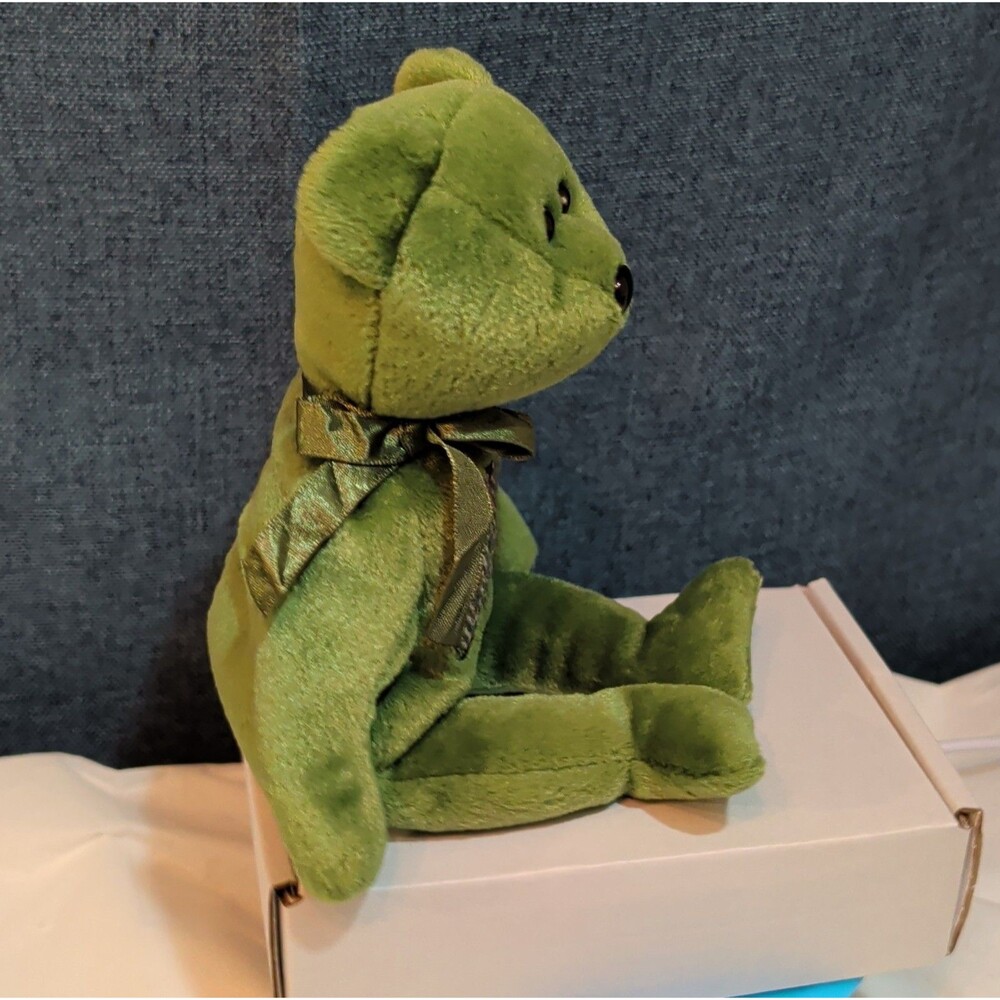 Ty Beanie Baby 2.0 Luckier the Irish Bear Green Shamrock 8" Plush